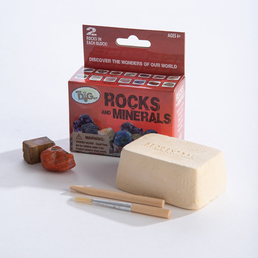 Mini Excavation Kit: Rock & Minerals - GeoCentral