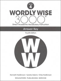 Wordly Wise 3000 Book 4 Key (4th Edition)