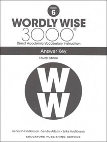 Wordly Wise 3000 Book 6 Key (4th Edition)