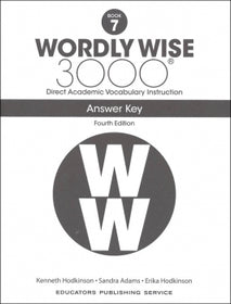 Wordly Wise 3000 Book 7 Key (4th Edition)