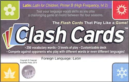 Latin Clash Cards - Latin for Children, Primer B - Classical Academic Press