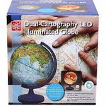 11" Dual-Cartography LED Illuminated Globe