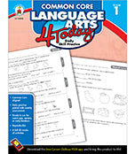 Common Core Language Arts 4 Today Workbook Grade 1