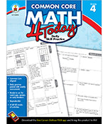 Common Core Math 4 Today Workbook Grade 4