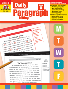 Daily Paragraph Editing, Grade 8 - Teacher's Edition