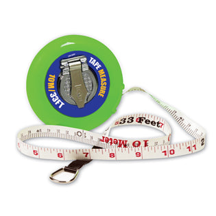 Wind-Up Tape Measure: 10 M / 33'