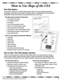 Maps of the U.S.A. Grades 1 - 6  Evan-Moor