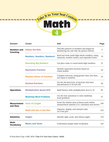 Take It To Your Seat Math Center Grade 4  Evan-Moor