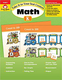 Take It to Your Seat Common Core Math Centers, Grade K