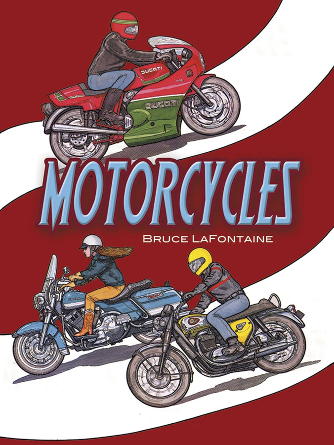 Motorcycles Coloring Book