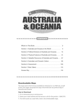 Australia and Oceania (The Seven Continents)   Evan-Moor