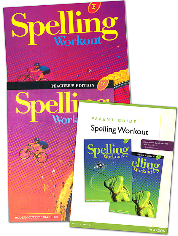 MCP Spelling Workout Level F Homeschool Bundle Grade 6