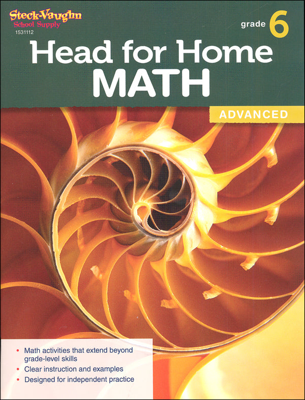 Head for Home Math Advanced Grade 6