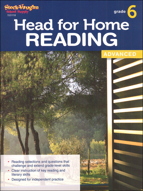 Head for Home Reading Advanced Grade 6