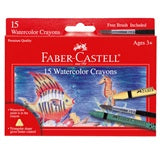 Watercolor Crayons 15 count