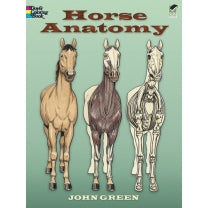 Horse Anatomy Coloring Book