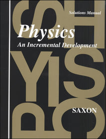 Saxon Physics Solutions Manual