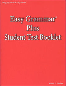 Easy Grammar Plus Test Booklet