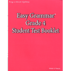 Easy Grammar Grade 4 Test Booklet