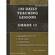 Easy Grammar® Ultimate Series:180 Daily Teaching Lessons Grade 12 Teacher's Edition