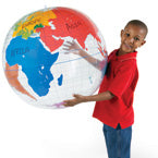 Inflatable Labeling Globe