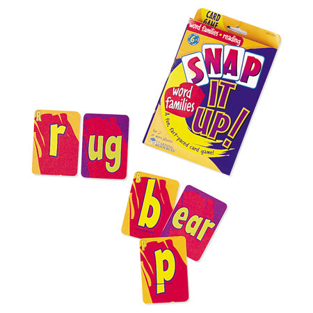 Snap It Up!® Card Games—Phonics & Reading: Word Families