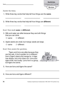 Evan-Moor Reading Comprehension Fundamentals, Grade 2