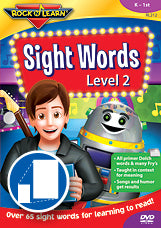 Rock N Learn Sight Words Level 2 DVD