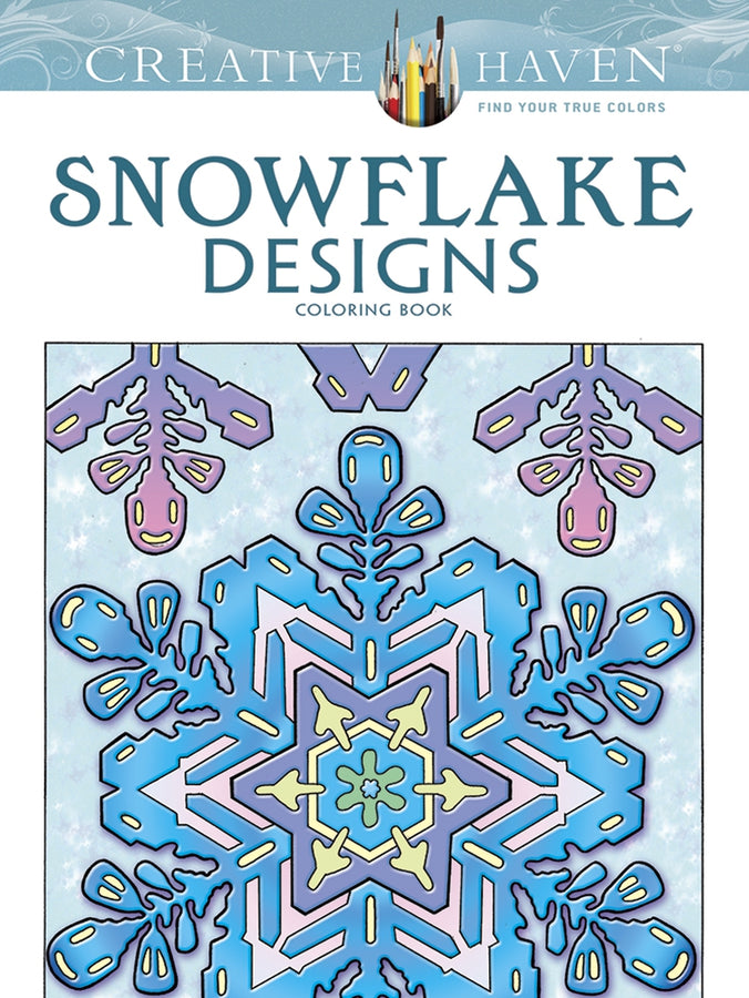 Creative Haven Snowflake Designs Coloring Book