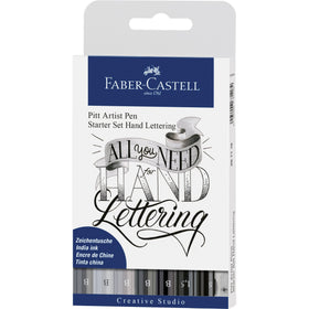 Pitt Artist Pen® Hand Lettering Starter Set - Wallet of 8