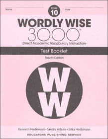 Wordly Wise 3000 Book 10 Tests (4th Edition)