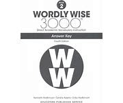 Wordly Wise 3000 Book 2 Key (4th Edition)