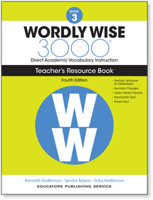 Wordly Wise 3000 Teacher's Resource Book 3 (4th Edition)