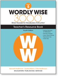 Wordly Wise 3000 Teacher's Resource Book 5 (4th Edition)