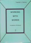 Working With Words 7 TE