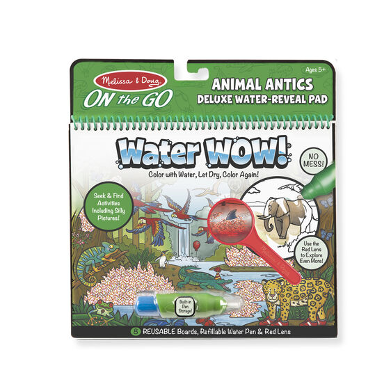 Water Wow! Animal Antics Deluxe Water Reveal Pad - Melissa and Doug