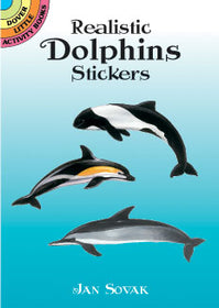 Realistic Dolphins Sticker Book