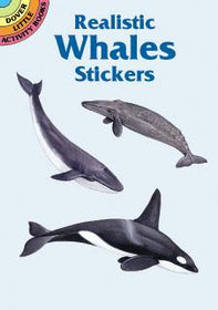 Realistic Whales Sticker Book